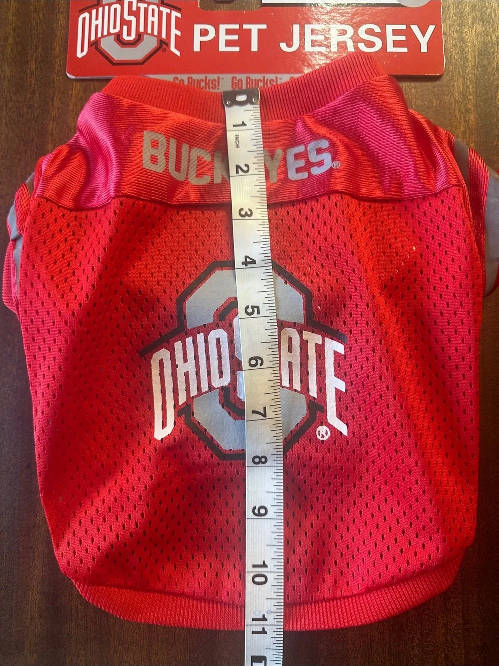 Ohio State Buckeyes Red Dog Jersey - Small